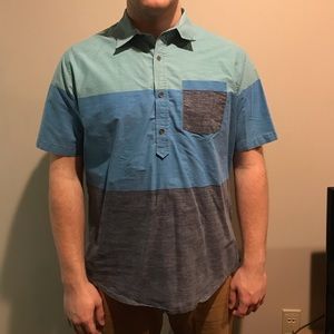 Half button down shirt